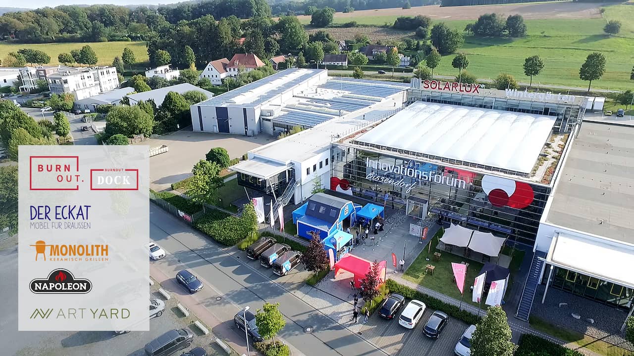 Ausbau des Messezentrum im BURNOUT-DOCK