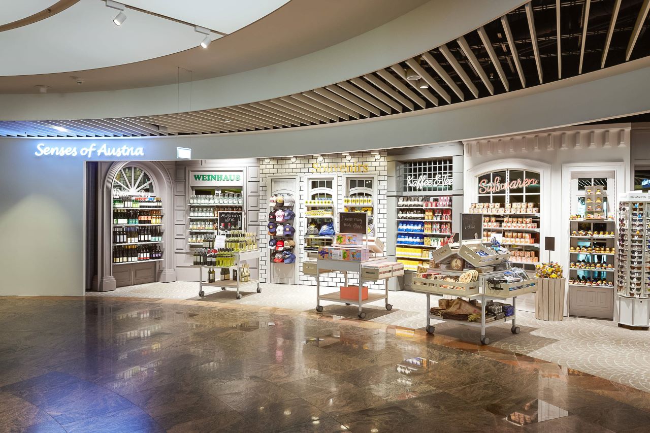 Einzigartiges Kaufmannsgassen-Konzept am Flughafen Wien