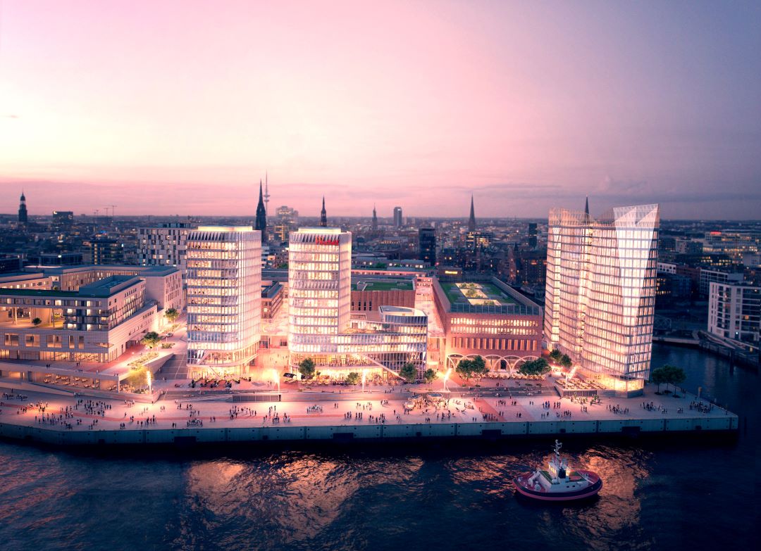 Eröffnung des Hamburg-Überseequartier am 25. April 2024